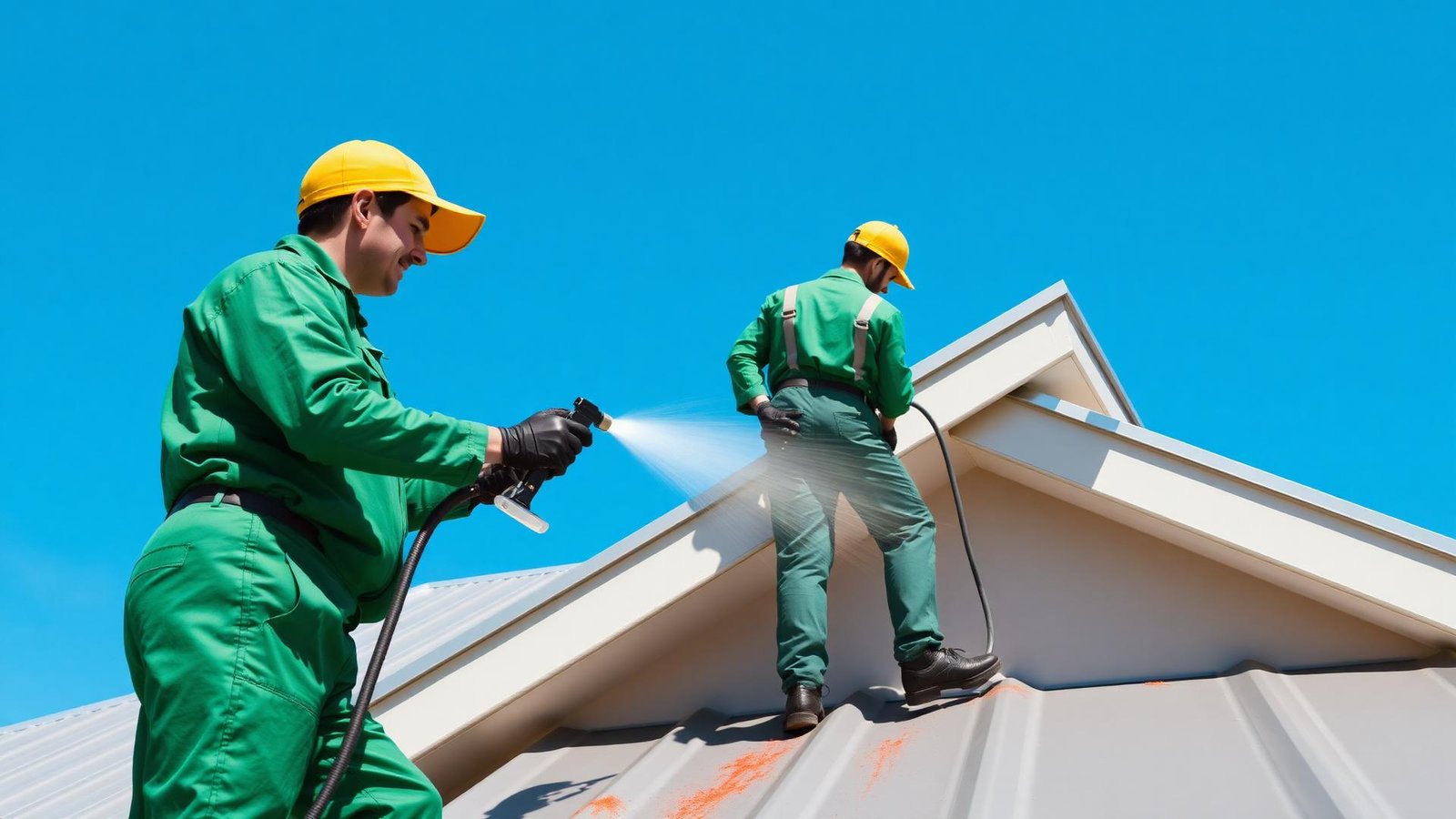 Roof coating applied to an Australian home by Freshy Painting